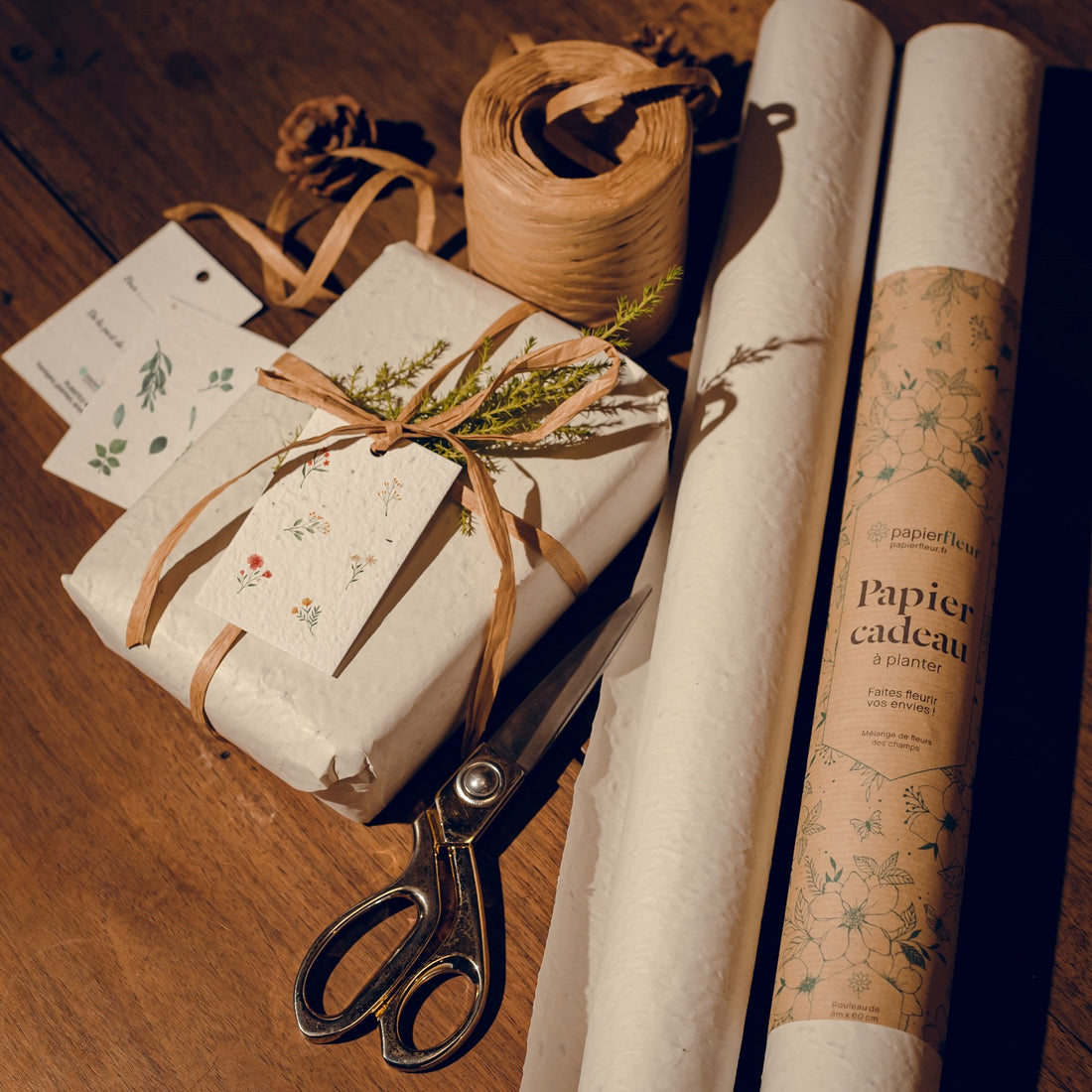 Emballage cadeau réutilisable et écologique : découvrez le Furoshiki et le papier-cadeau à planter
