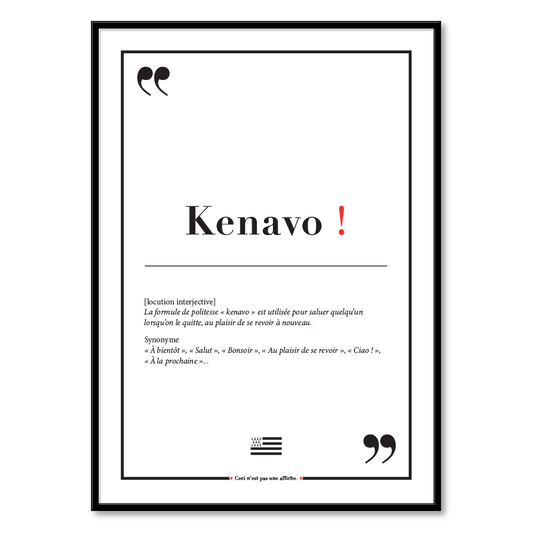 Affiche - Kenavo